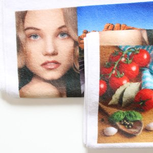 【セール!】昇華転写用白タオル(フェイスタオルサイズ・厚め)