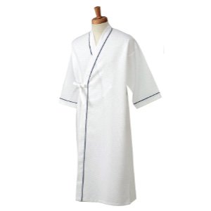 画像2: ワッフルガウン(バスローブ)　グリーン (2)