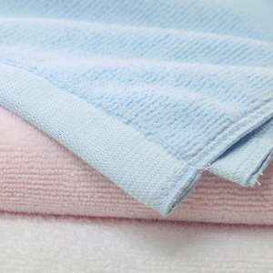 マイクロファイバーバスタオル（白・ピンク・ブルー）