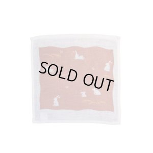 画像2: 両面ガーゼうさぎミニハンカチ アソート9枚セット (2)