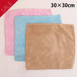 マイクロファイバーハンドタオル30cm