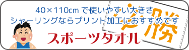 使いやすい大きさのスポーツタオルです。