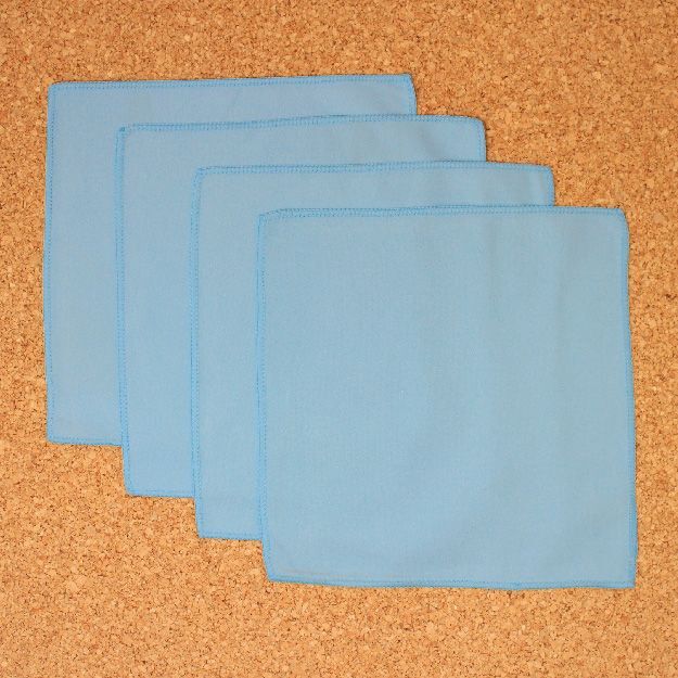 【B品処分セール！】マイクロファイバークロス・布タイプ（20×20cm）ブルー